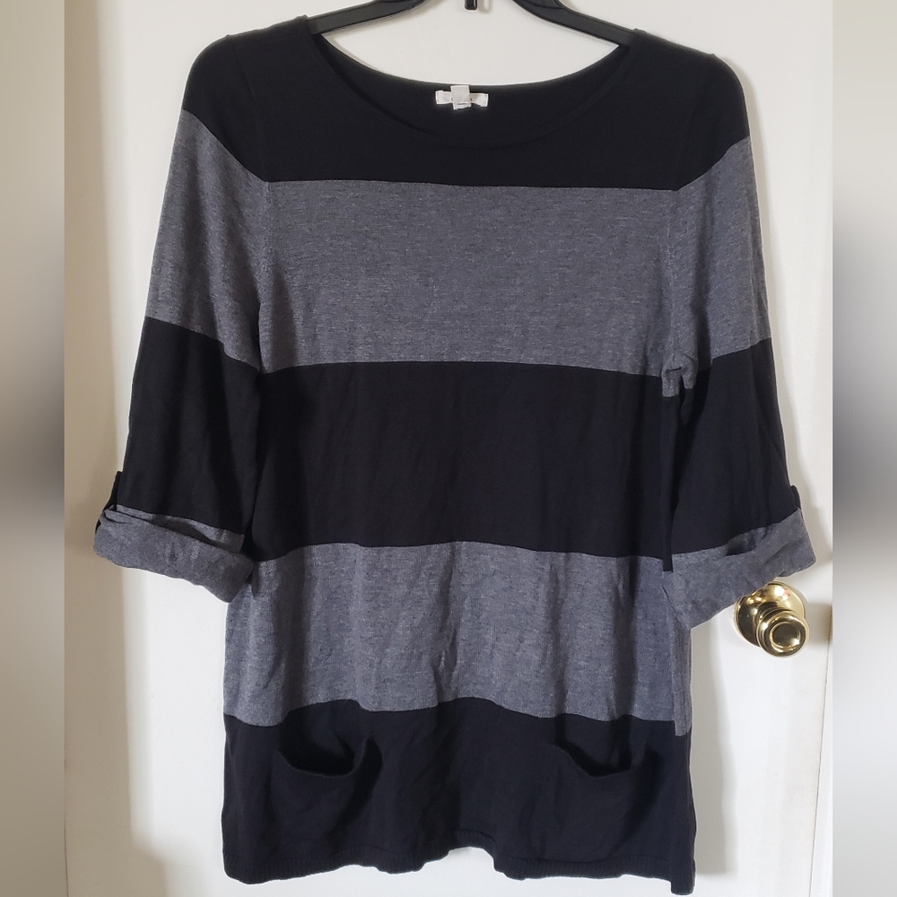 Stylish Striped Knit Tunic